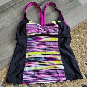 NIKE Swim Women’s Padded Tankini Top Size 8